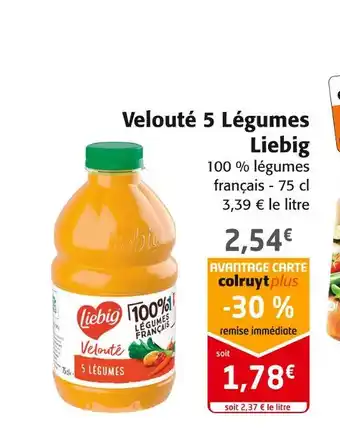 Colruyt Liebig velouté 5 légumes offre