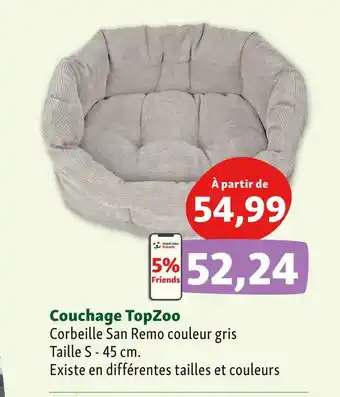 Maxi Zoo Topzoo couchage topzoo offre