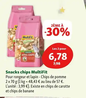 Maxi Zoo Multifit snacks chips multifit offre