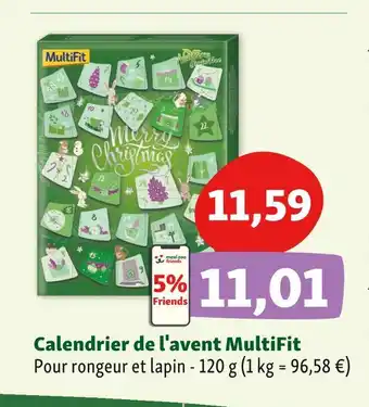 Maxi Zoo Multifit calendrier de l'avent offre