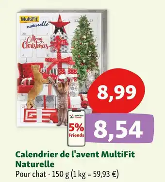 Maxi Zoo Multifit calendrier de l'avent naturelle offre