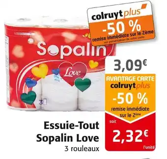 Colruyt Sopalin essuie-tout love offre