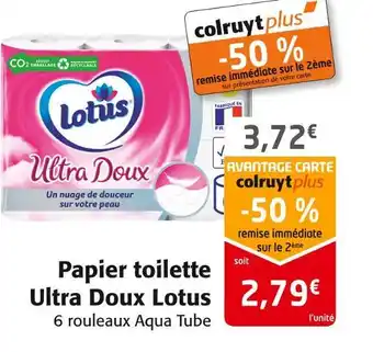 Lotus papier toilette ultra doux
