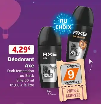 Colruyt Axe déodorant offre