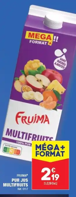 ALDI PUR JUS MULTIFRUITS offre