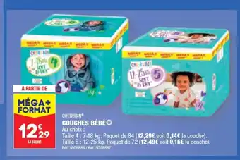 ALDI COUCHES BÉBÉ offre