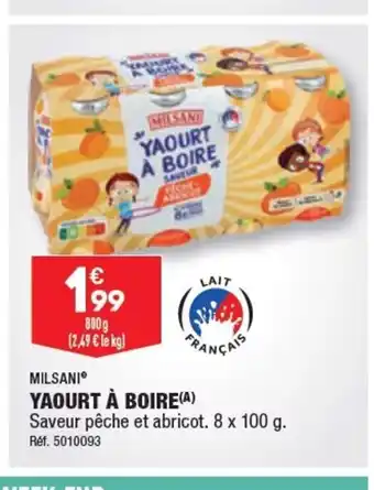 ALDI YAOURT À BOIRE offre