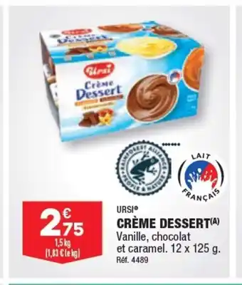ALDI CRÈME DESSERT offre