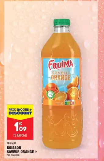 ALDI BOISSON SAVEUR ORANGE offre