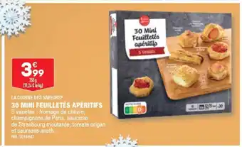 ALDI 30 MINI FEUILLETÉS APÉRITIFS offre