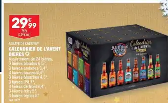 ALDI CALENDRIER DE L'AVENT BIERES offre