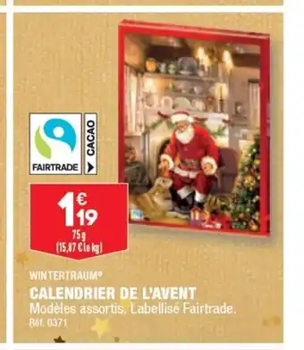 ALDI CALENDRIER DE L'AVENT offre
