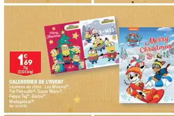 ALDI CALENDRIER DE L'AVENT offre