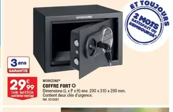 ALDI COFFRE FORT offre