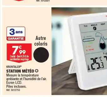 ALDI STATION MÉTÉO offre