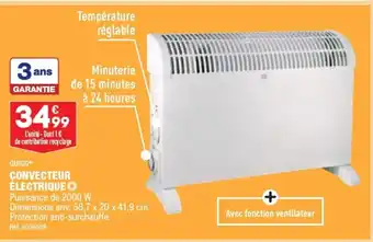 ALDI CONVECTEUR ÉLECTRIQUE offre