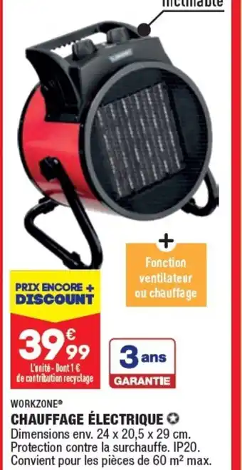 ALDI CHAUFFAGE ÉLECTRIQUE offre