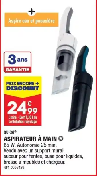 ALDI ASPIRATEUR À MAIN offre