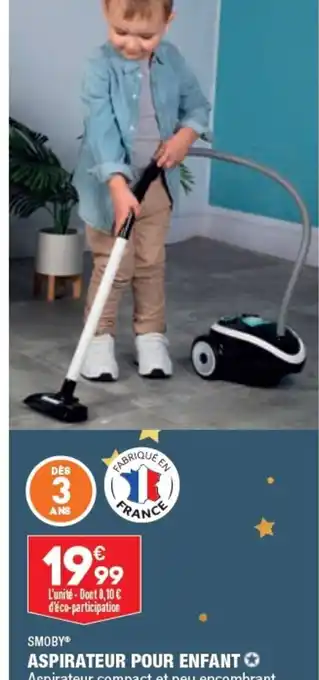 ALDI ASPIRATEUR POUR ENFANT offre