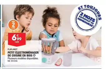 ALDI PETIT ÉLECTROMÉNAGER DE CUISINE EN BOIS offre
