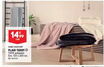 ALDI PLAID TEDDY offre