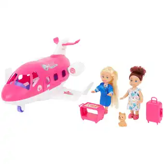 Action Action poupées avec avion chloe girlz offre