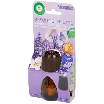 Action Air wick recharge pour diffuseur de parfum air wick essential aroma lavande relaxante et fleurs d’amandier offre