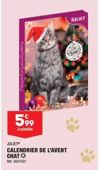 ALDI CALENDRIER DE L'AVENT CHAT offre