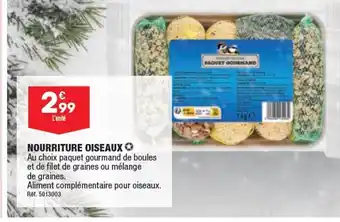 ALDI NOURRITURE OISEAUX offre