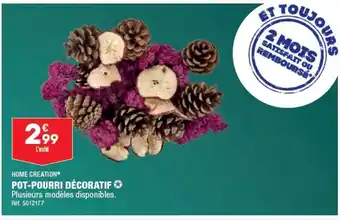 ALDI POT-POURRI DÉCORATIF offre