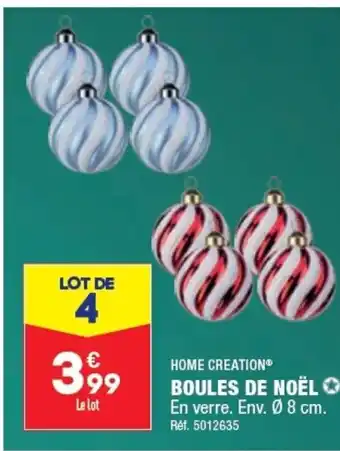ALDI BOULES DE NOËL offre