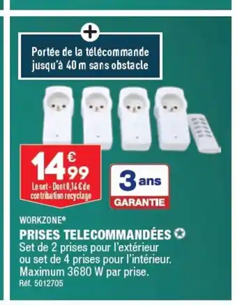 ALDI PRISES TELECOMMANDÉES offre