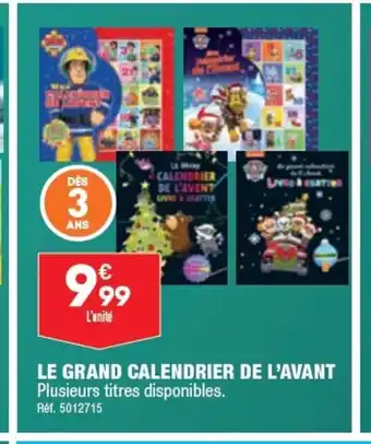 ALDI LE GRAND CALENDRIER offre