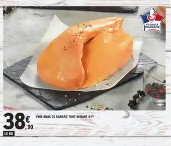 E.Leclerc FOIE GRAS DE CANARD TOUT VENANT X1 offre