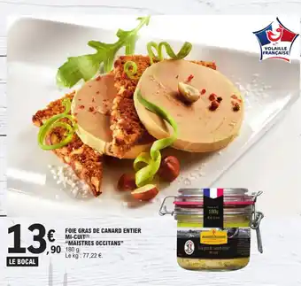 E.Leclerc Foie gras de canard entier offre
