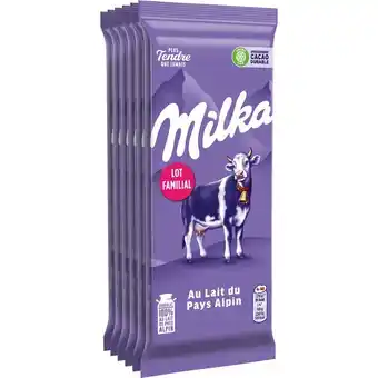Carrefour Market Milka tablettes de chocolat lot familial offre