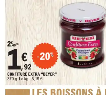 E.Leclerc Express CONFITURE EXTRA BEYER offre