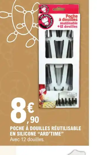 POCHE À DOUILLES RÉUTILISABLE EN SILICONE "ARD'TIME