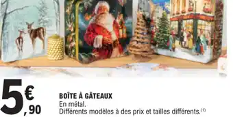 E.Leclerc Express BOÎTE À GÂTEAUX offre