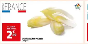 Auchan ENDIVES JEUNES POUSSES offre