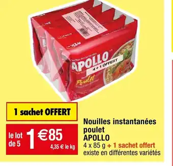 Migros Nouilles instantanées poulet APOLLO offre