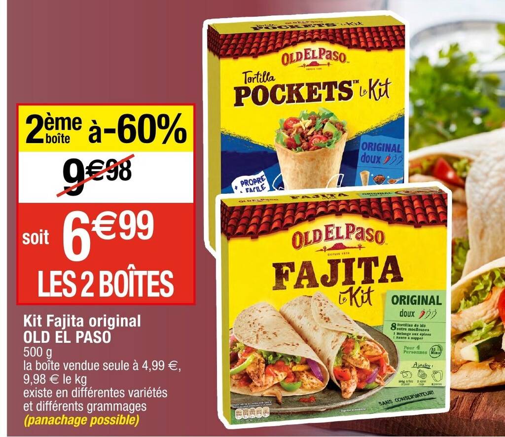 Promo Kit Fajita original OLD EL PASO chez Migros