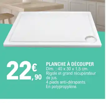 E.Leclerc PLANCHE À DÉCOUPER offre