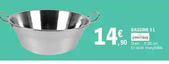 E.Leclerc BASSINE 9 L offre