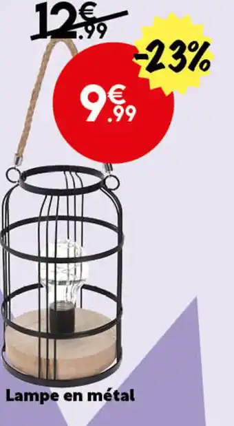 Maxi Bazar Lampe en métal offre