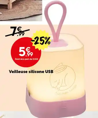 Maxi Bazar Veilleuse silicone USB offre