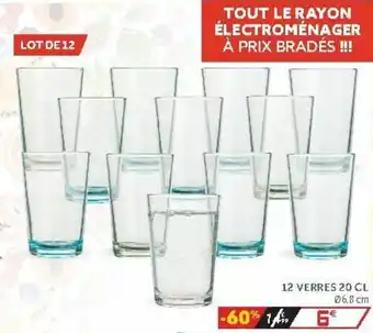 Gifi 12 Verres offre