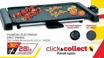 Gifi Plancha électrique effet pierre offre
