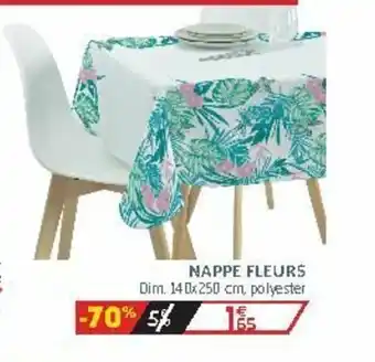 Gifi Nappe fleurs offre