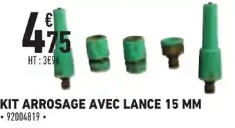 Kit Arrosage Avec Lance 15 MM